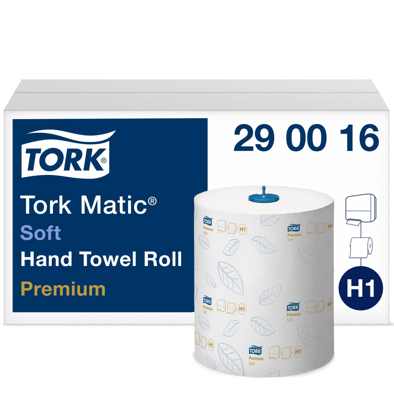 Matic® Rollenhandtuch für System H1 - 6 Rollen 21 cm x 100 m, weiß, 2-lagig Matic® Rollenhandtuch für System H1 - 6 Rollen 21 cm x 100 m, weiß, 2-lagig