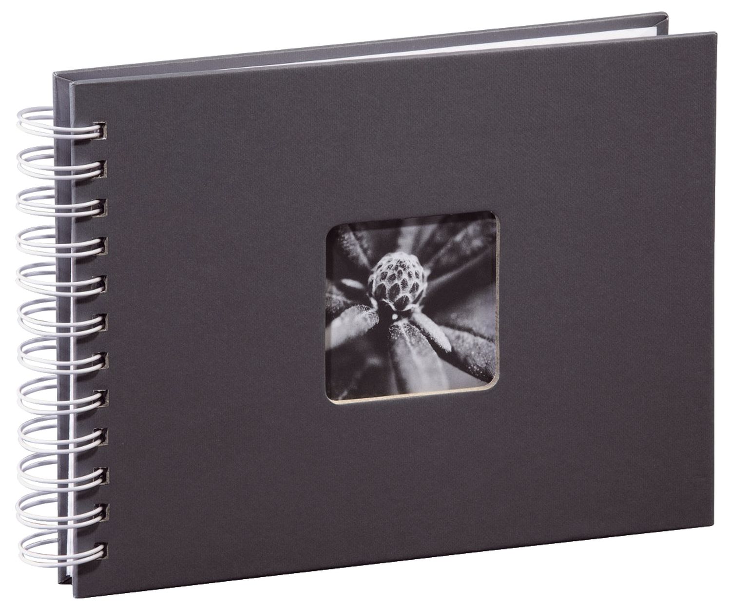 Spiral-Album "Fine Art" - 24 x 17 cm, für 50 Fotos im Format 10x15 cm, grau