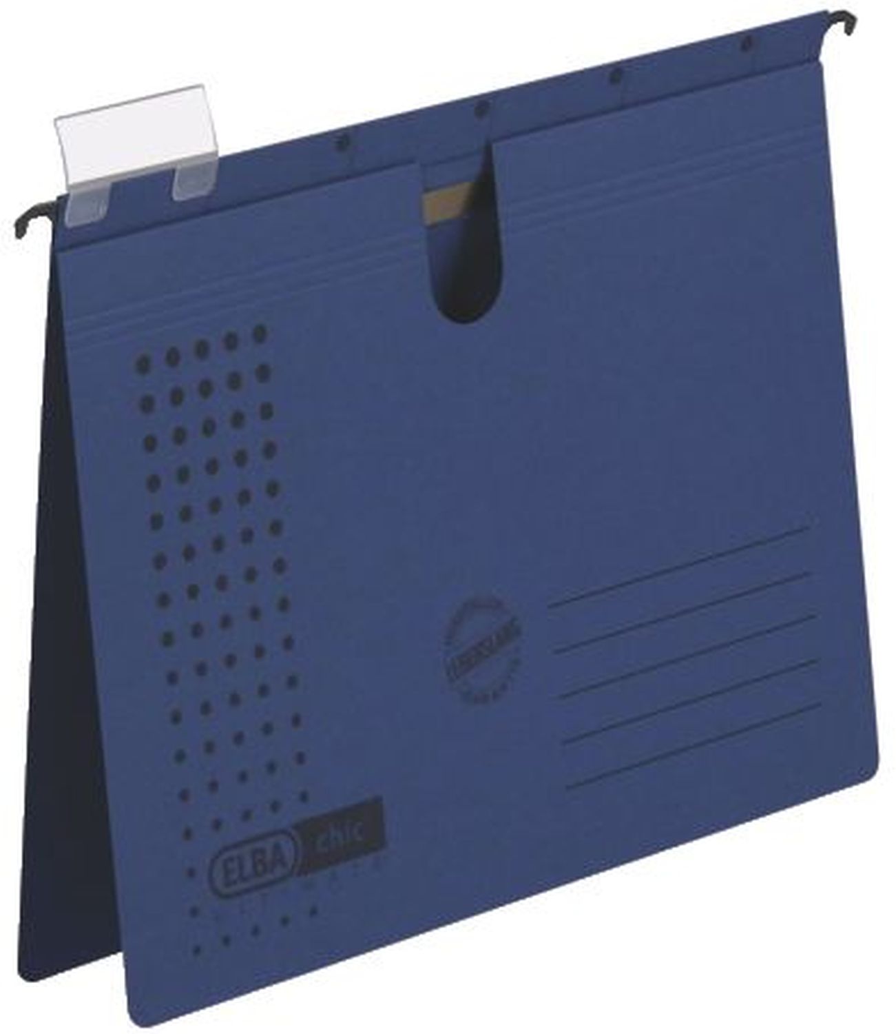 Hängehefter Elba chic ULTIMATE® 100560164 / 85802DB, DIN A4, kaufmännische Heftung, Karton (RC) 240 g/qm, dunkelblau, VE = 5 Stück Hängehefter Elba chic ULTIMATE® 100560164 / 85802DB, DIN A4, kaufmännische Heftung, Karton (RC) 240 g/qm, dunkelblau, VE = 5 Stück