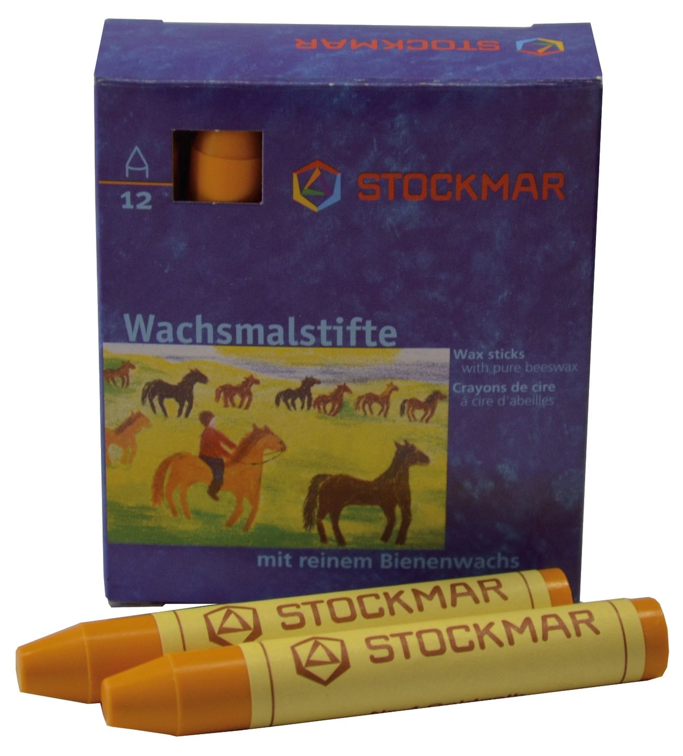 Wachsmalstifte - goldgelb - 12 Stifte Wachsmalstifte - goldgelb - 12 Stifte