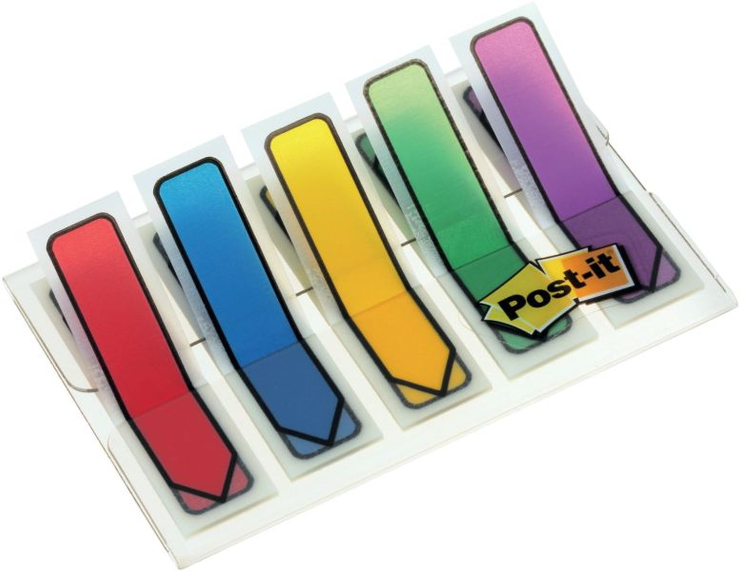 Index Pfeile  - 11,9 x 43,2 mm, sortiert, 5x 20 Pfeile im Etui