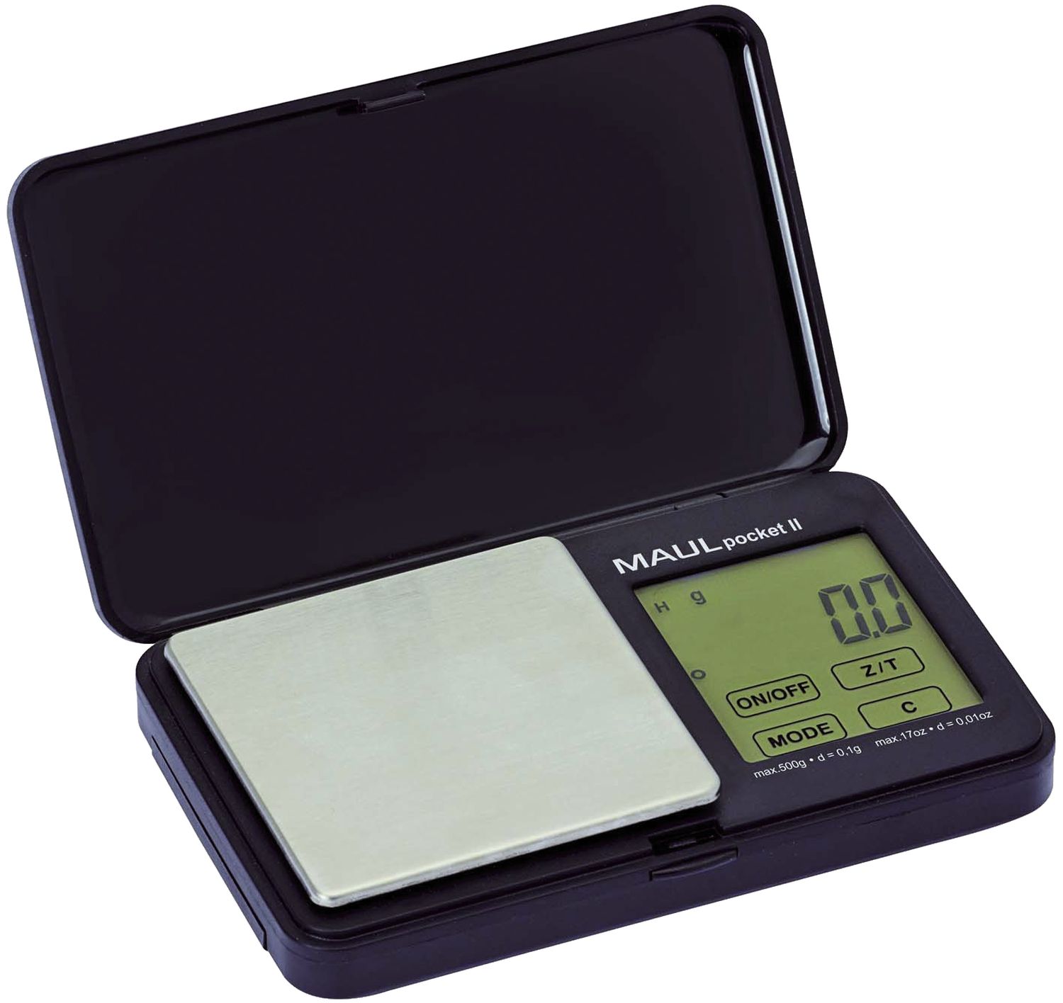 Taschenwaage MAULpocket II - schwarz, 500g Taschenwaage MAULpocket II - schwarz, 500g