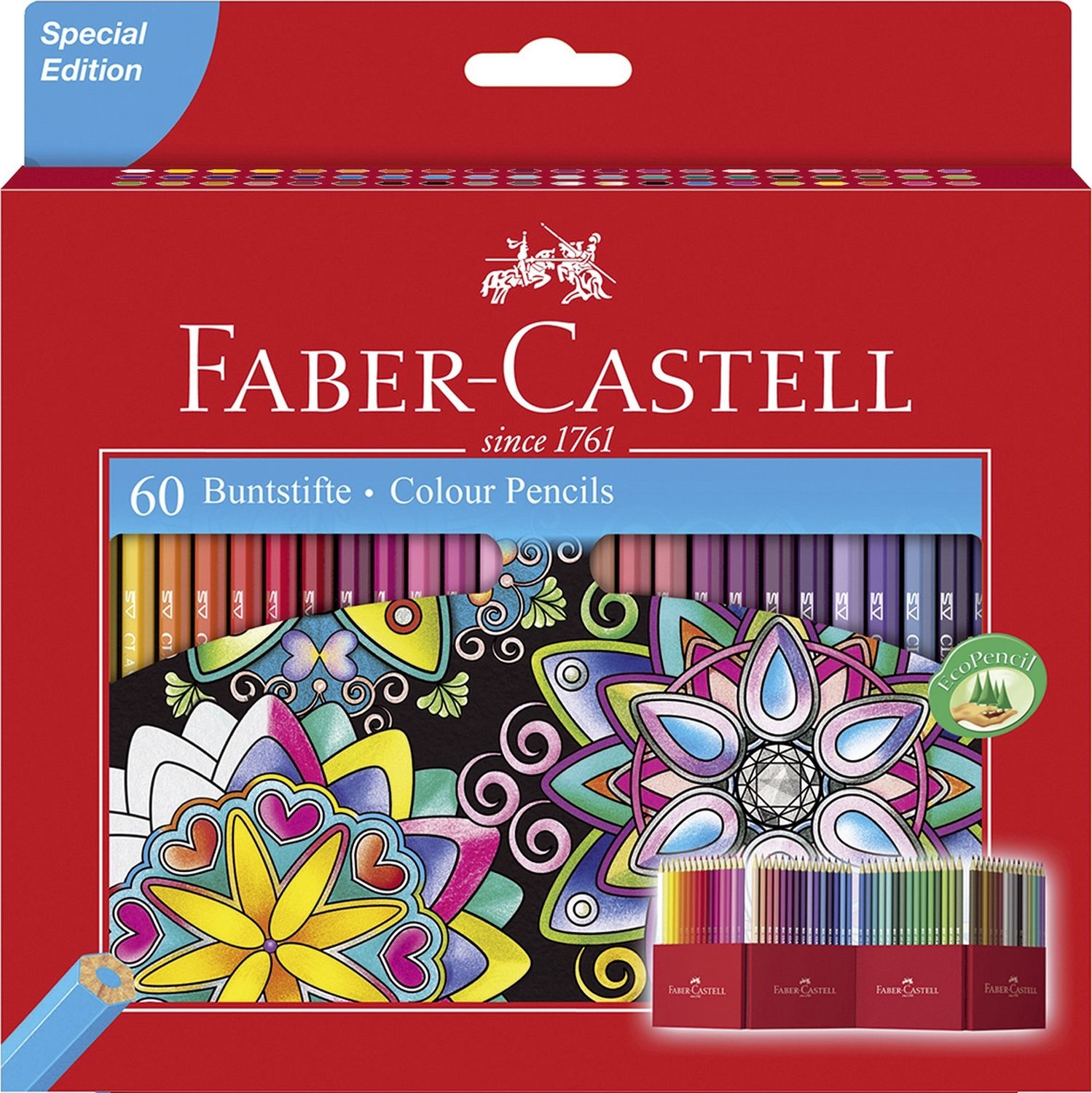 Farbstifte CASTLE - 60 Farben sortiert, Promo Kartonetui Farbstifte CASTLE - 60 Farben sortiert, Promo Kartonetui