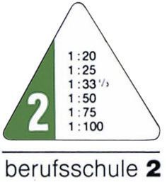 Präzisions-Dreikant-Maßstäbe 160/30, berufsschule 2 Präzisions-Dreikant-Maßstäbe 160/30, berufsschule 2