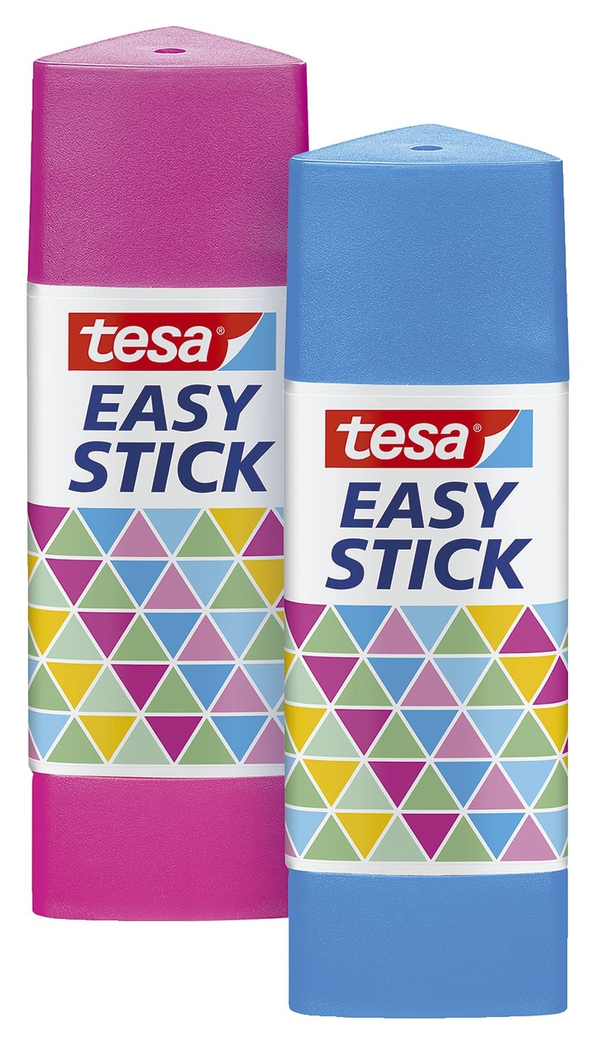 Klebestift Easy Stick - 2x 12 g, pink & blau