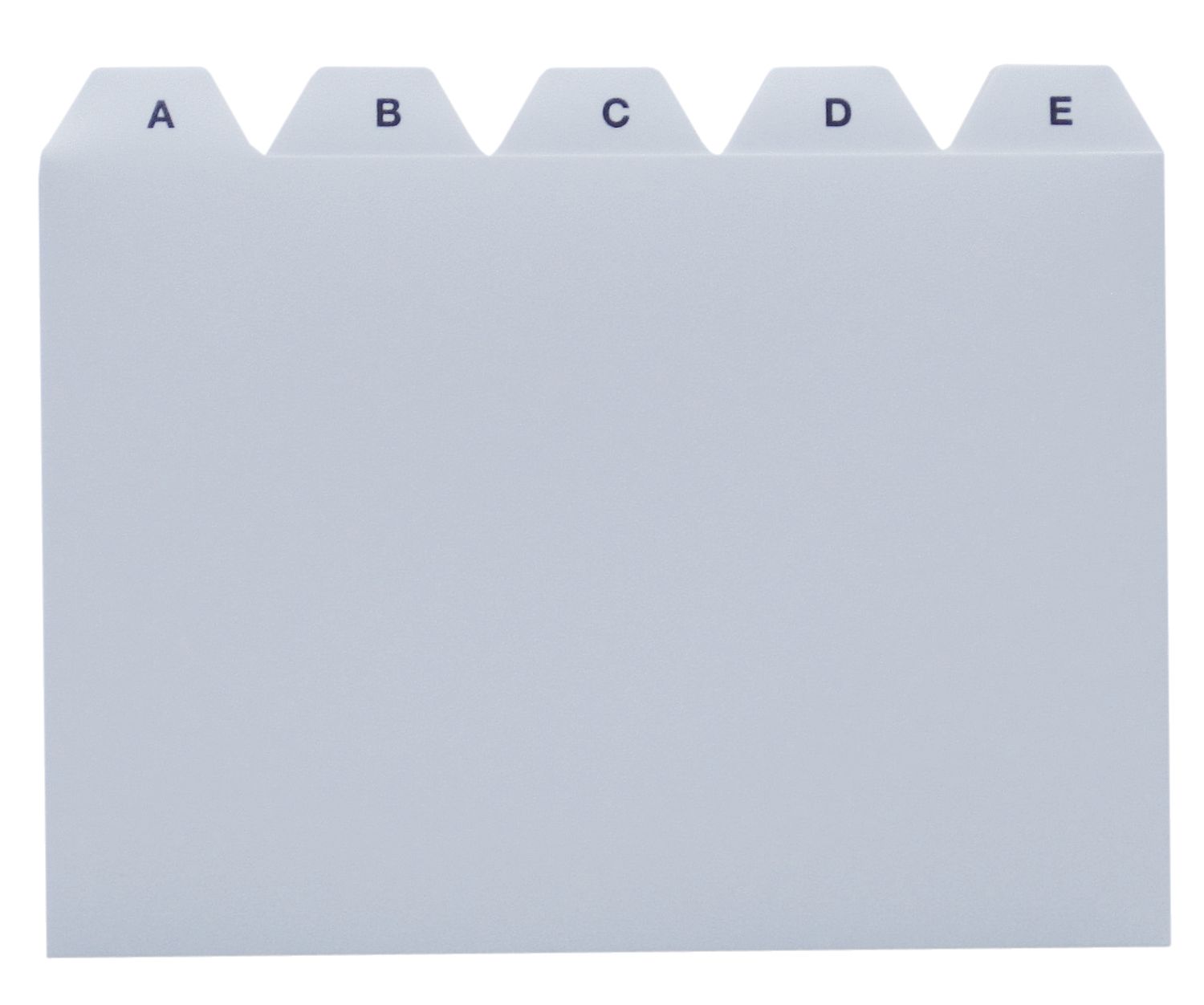 Leitregister PP - A6 quer, grau Leitregister PP - A6 quer, grau