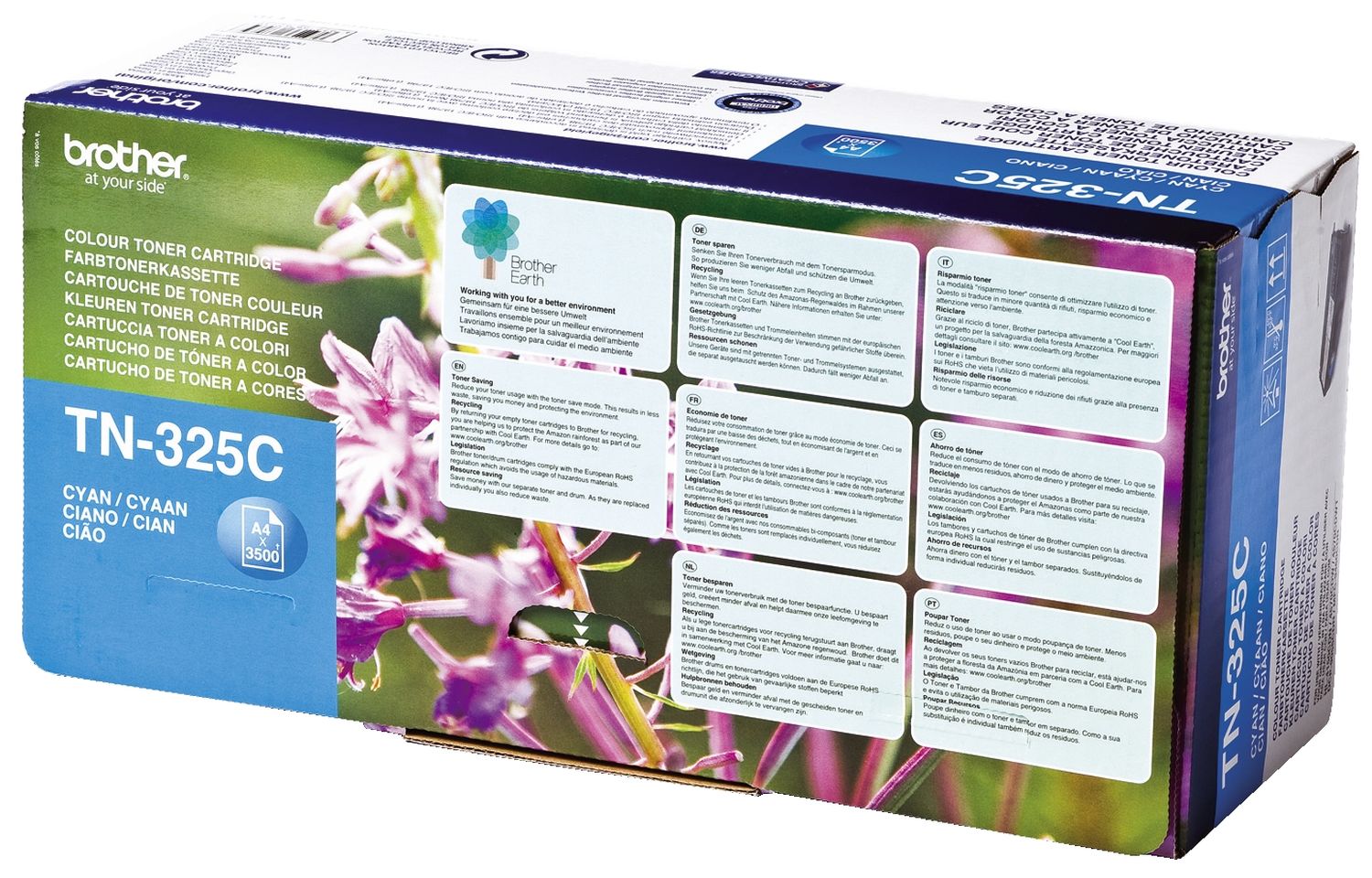 Original Brother Toner cyan High-Capacity (TN-325C)