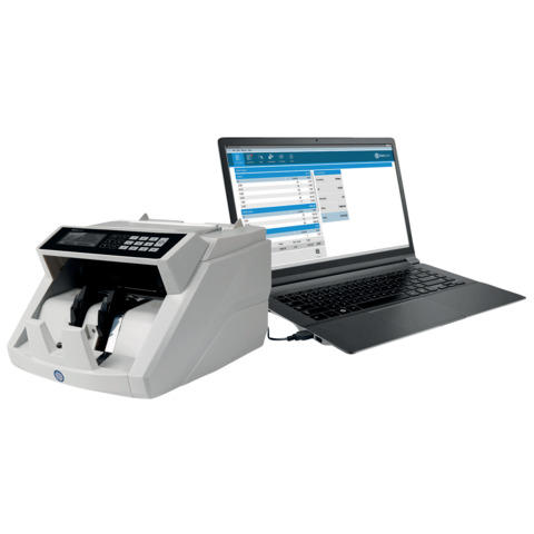 Geldscheinzähler Safescan 2465-S, 11-0540, Falschgelderkennung und Wertzähler, 1.000 Noten je Minute