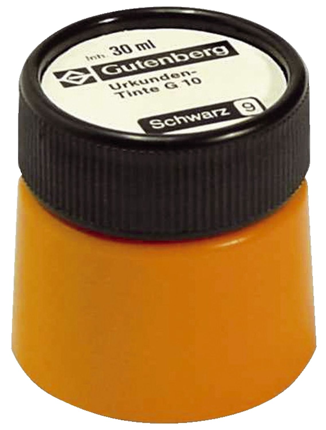 Urkundentinte - 30 ml, schwarz