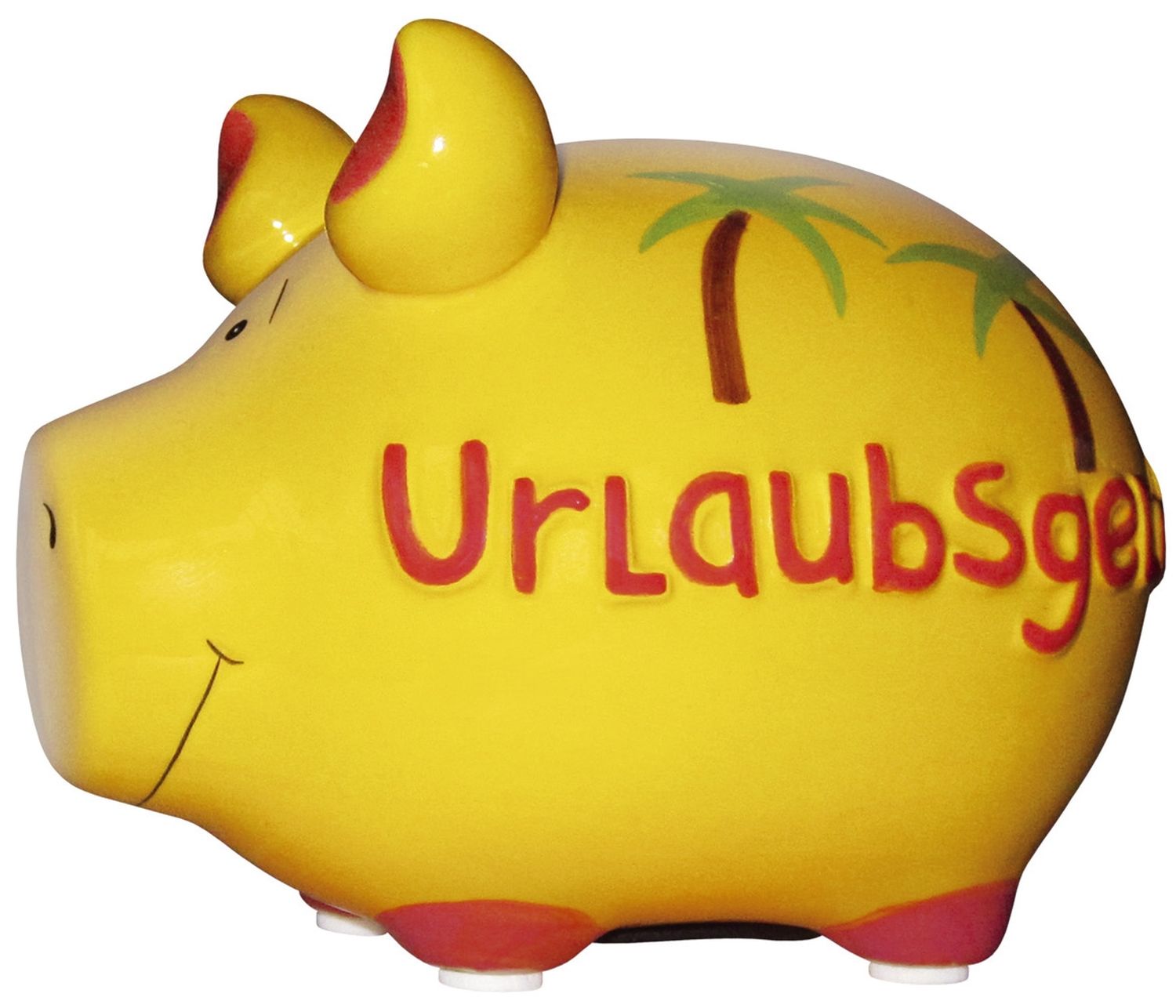Spardose Schwein "Urlaubsgeld" - Keramik, klein Spardose Schwein "Urlaubsgeld" - Keramik, klein
