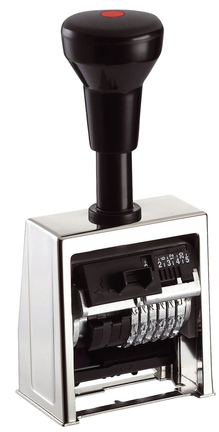Stempel Paginiermaschine Reiner - B6/5,5mm, 6-stellig Stempel Paginiermaschine Reiner - B6/5,5mm, 6-stellig