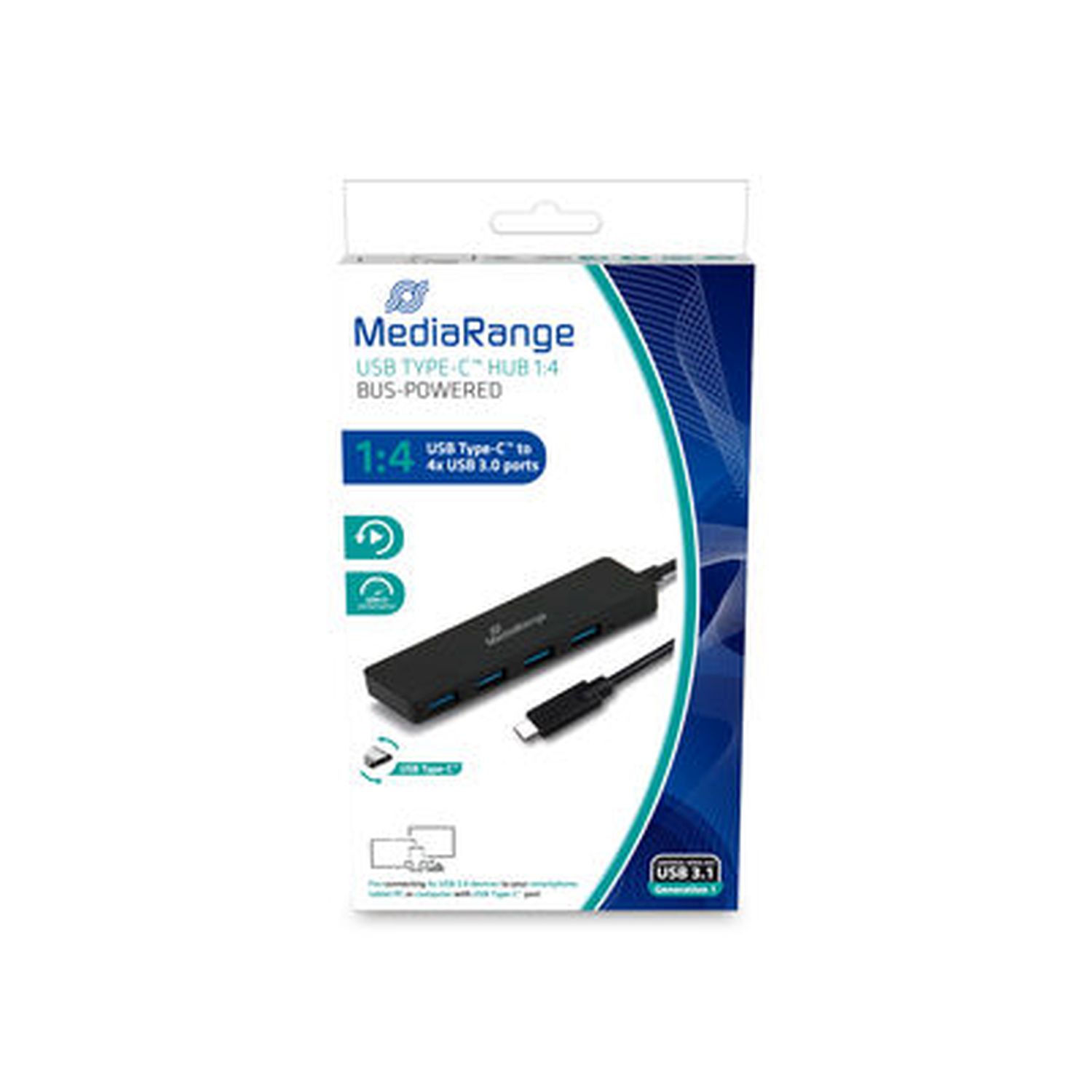 Verteiler USB Type-C auf USB 3.0 Verteiler 1:4 Verteiler USB Type-C auf USB 3.0 Verteiler 1:4