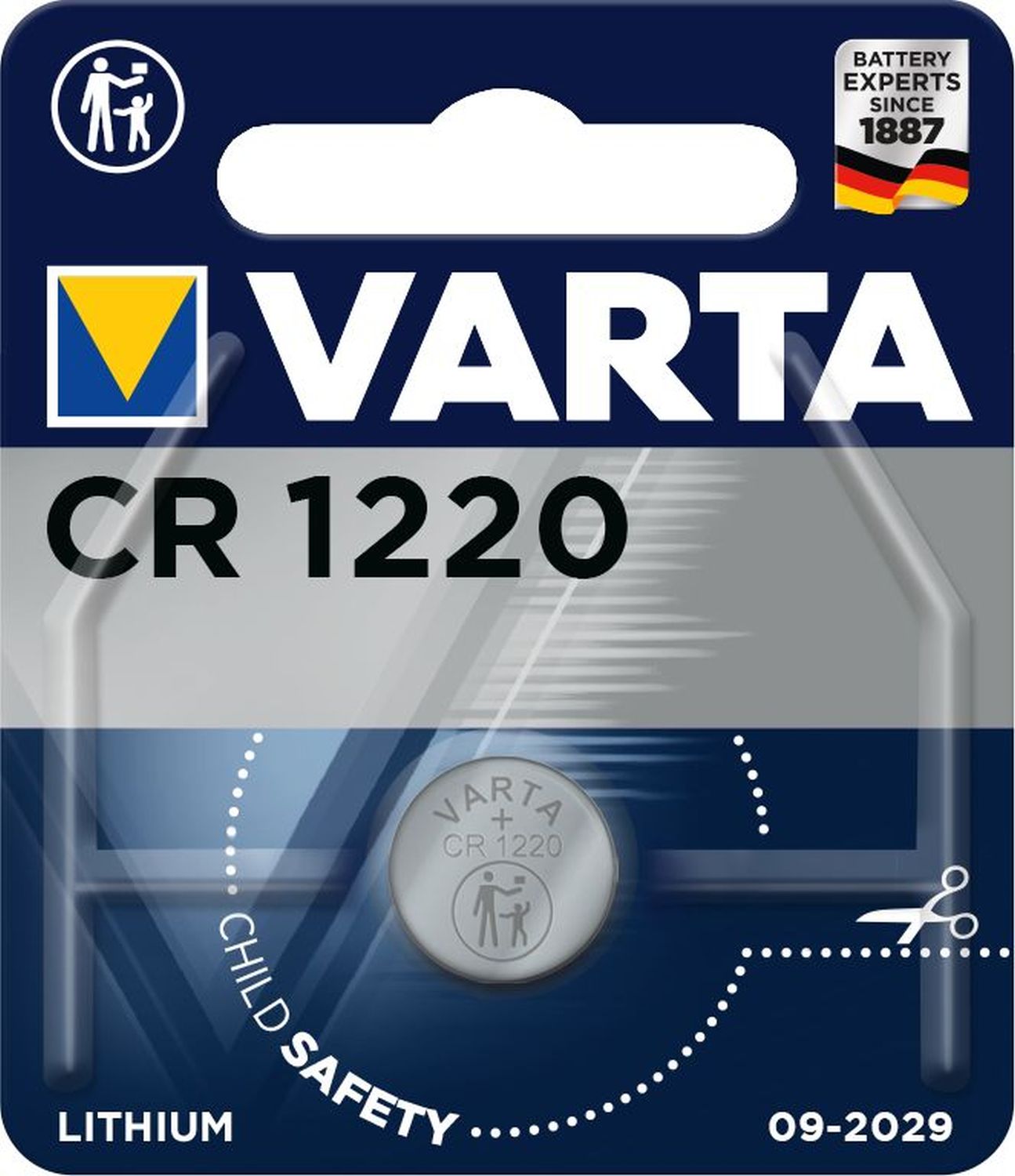 Batterien Electronics Lithium - CR 1220, 3 V Batterien Electronics Lithium - CR 1220, 3 V