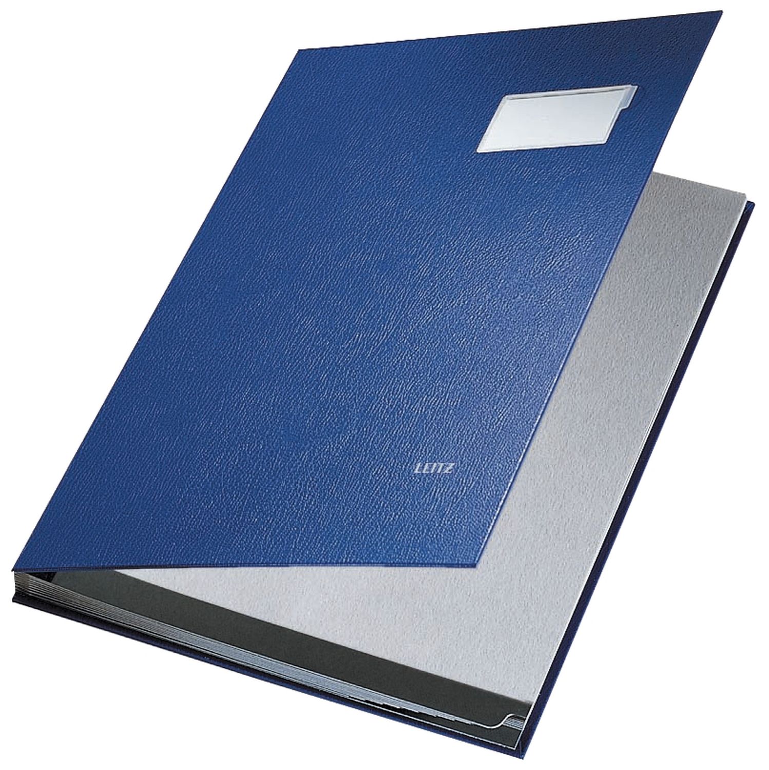5701 Unterschriftsmappe - 10 Fächer, PP kaschiert, blau 5701 Unterschriftsmappe - 10 Fächer, PP kaschiert, blau