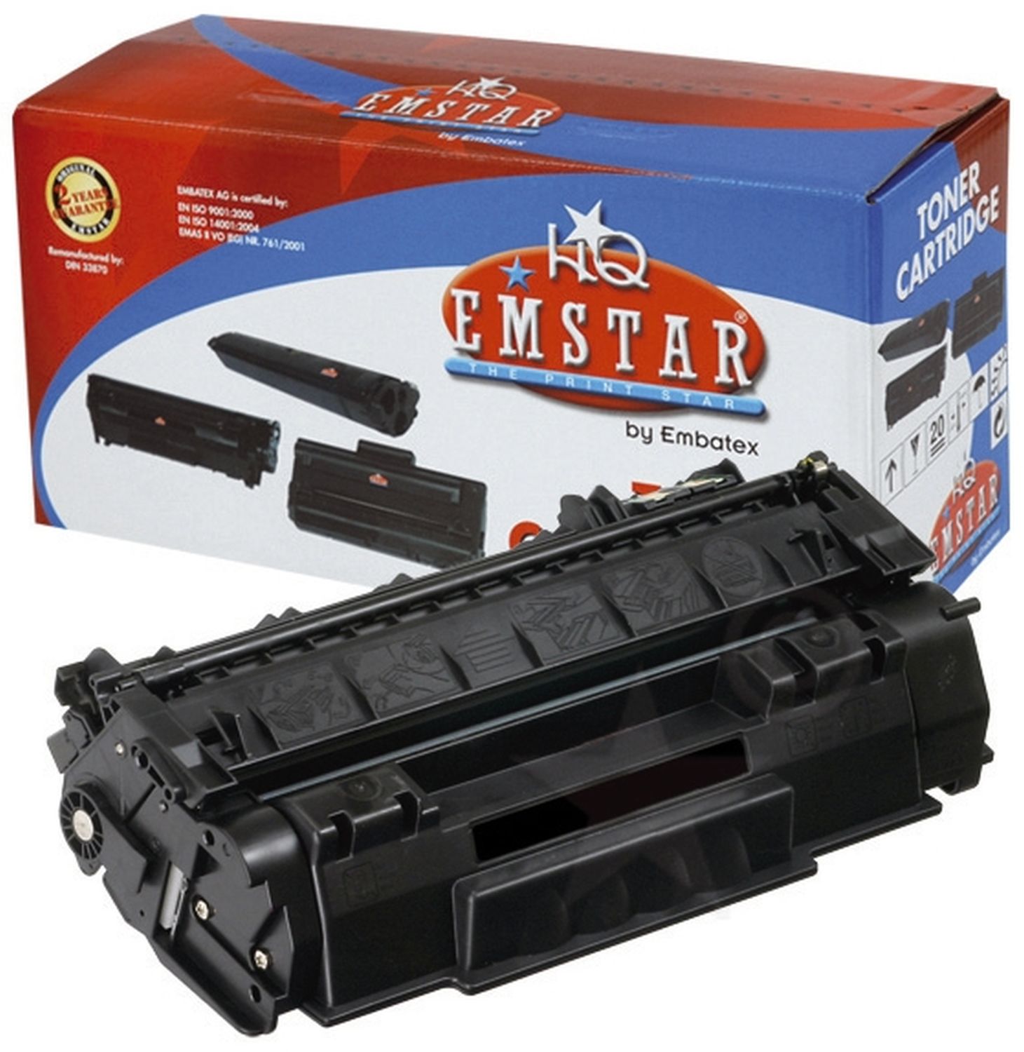Alternativ Emstar Tonerkartusche schwarz (09HPP2015STLU/H581,9HPP2015STLU,9HPP2015STLU/H581,H581)