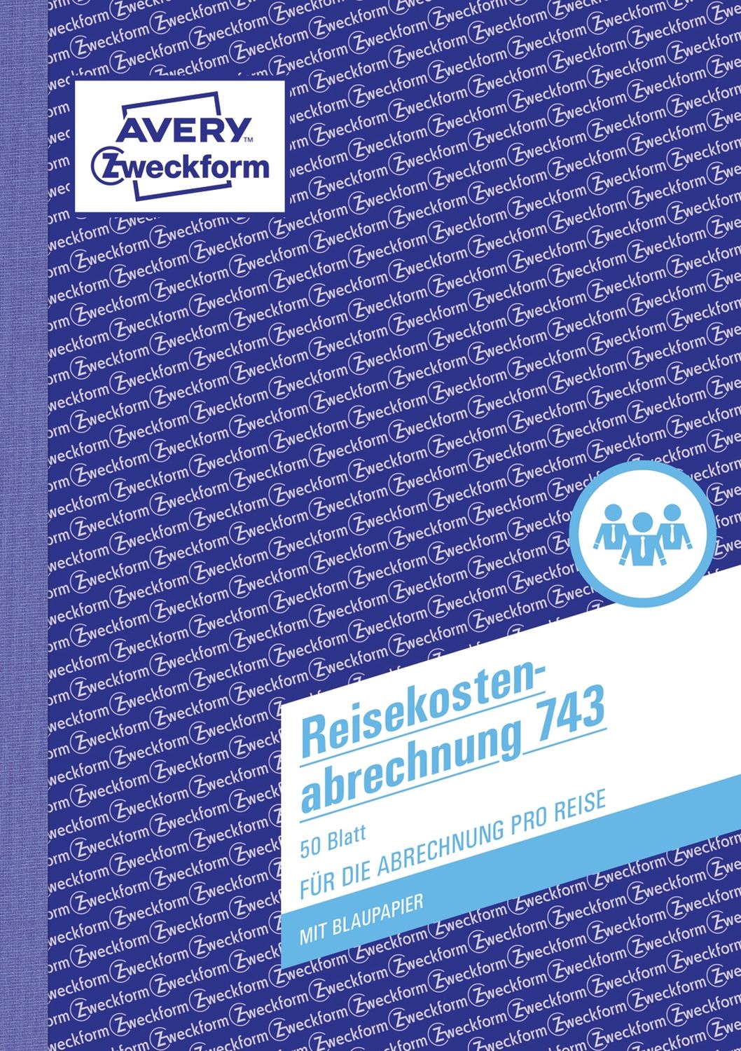 743 Reisekostenabrechnung, DIN A5, für Abrechnung pro Reise, 50 Blatt, weiß 743 Reisekostenabrechnung, DIN A5, für Abrechnung pro Reise, 50 Blatt, weiß