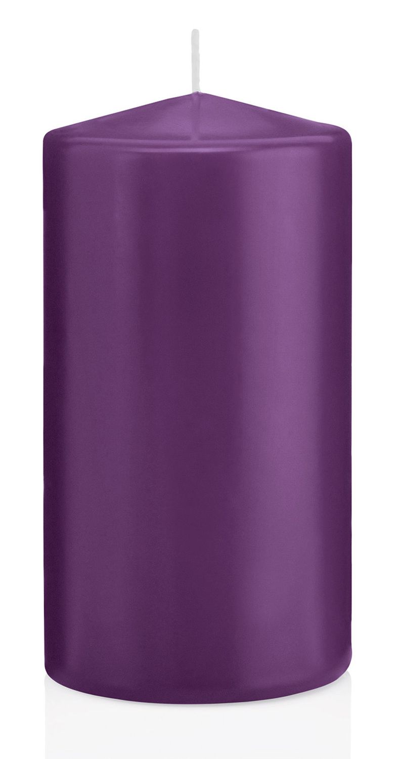 Stumpenkerze - 150 x 80 mm, brombeer Stumpenkerze - 150 x 80 mm, brombeer