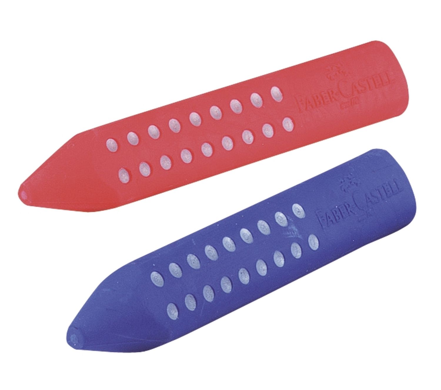 Dreieckradierer GRIP, in Stiftform, Farbe: farbig sortiert Dreieckradierer GRIP, in Stiftform, Farbe: farbig sortiert