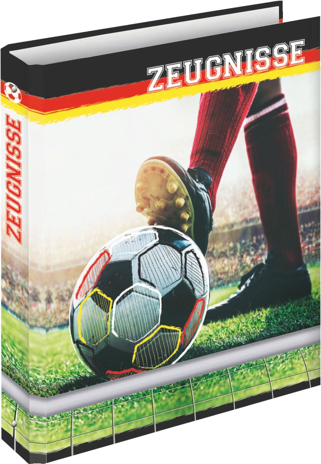 Zeugnisringbuch Fußballfieber - A4, 4 Ring-Mechanik