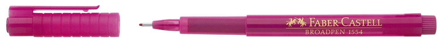 Fineliner BROADPEN 1554 - 0,8 mm, pink (dokumentenecht) Fineliner BROADPEN 1554 - 0,8 mm, pink (dokumentenecht)