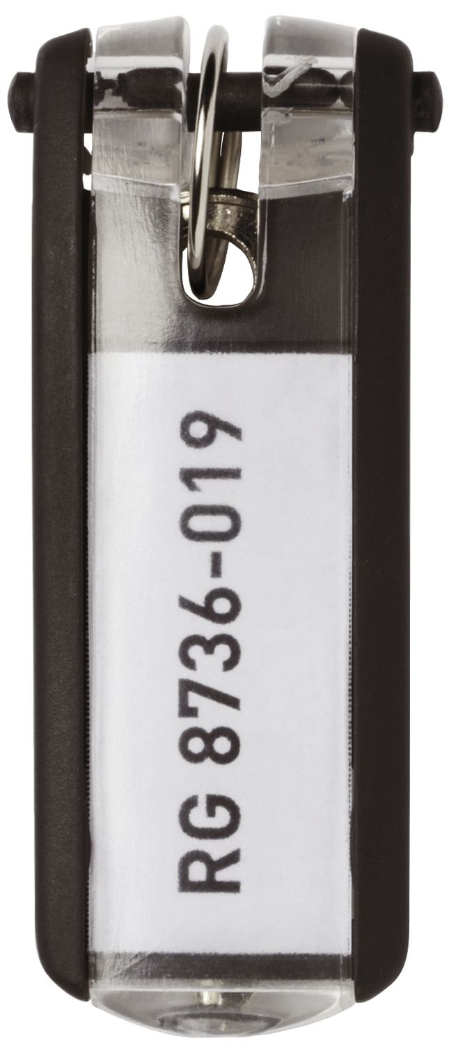 Schlüsselanhänger KEY CLIP - schwarz - Beutel mit 6 Stück Schlüsselanhänger KEY CLIP - schwarz - Beutel mit 6 Stück