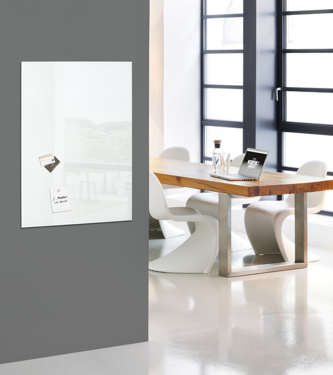 Glas-Magnetboard Artverum - super-weiß, 78 x 48 cm Glas-Magnetboard Artverum - super-weiß, 78 x 48 cm