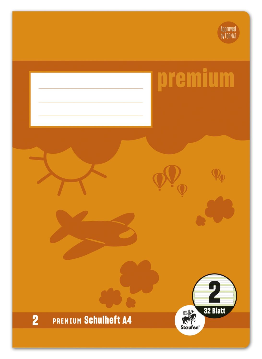Heft PREMIUM LIN 2 - A4, 32 Blatt, 90 g/qm, PREMIUM LIN iert Heft PREMIUM LIN 2 - A4, 32 Blatt, 90 g/qm, PREMIUM LIN iert