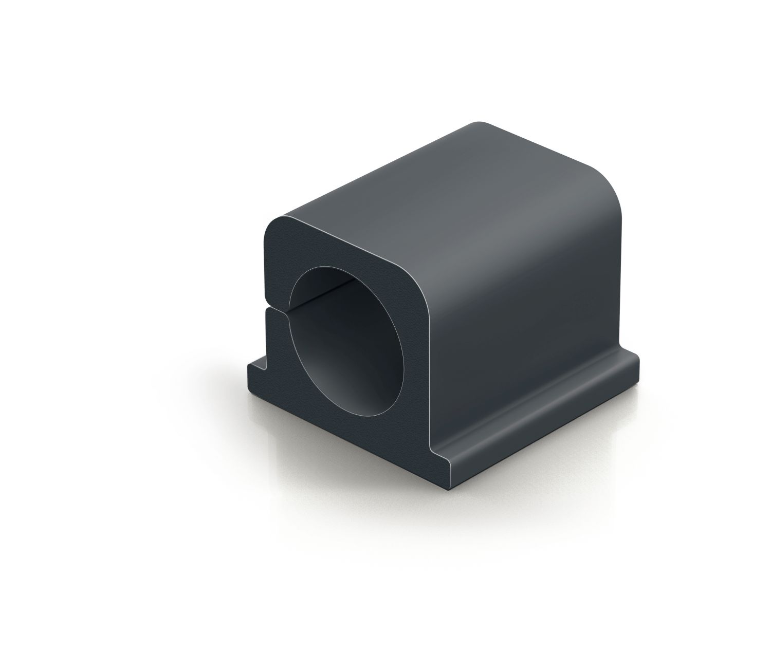 Kabel-Clip CAVOLINE® CLIP PRO 2 - 25 x 25 x 20 mm, graphit, Kunststoff, 4 Stück Kabel-Clip CAVOLINE® CLIP PRO 2 - 25 x 25 x 20 mm, graphit, Kunststoff, 4 Stück