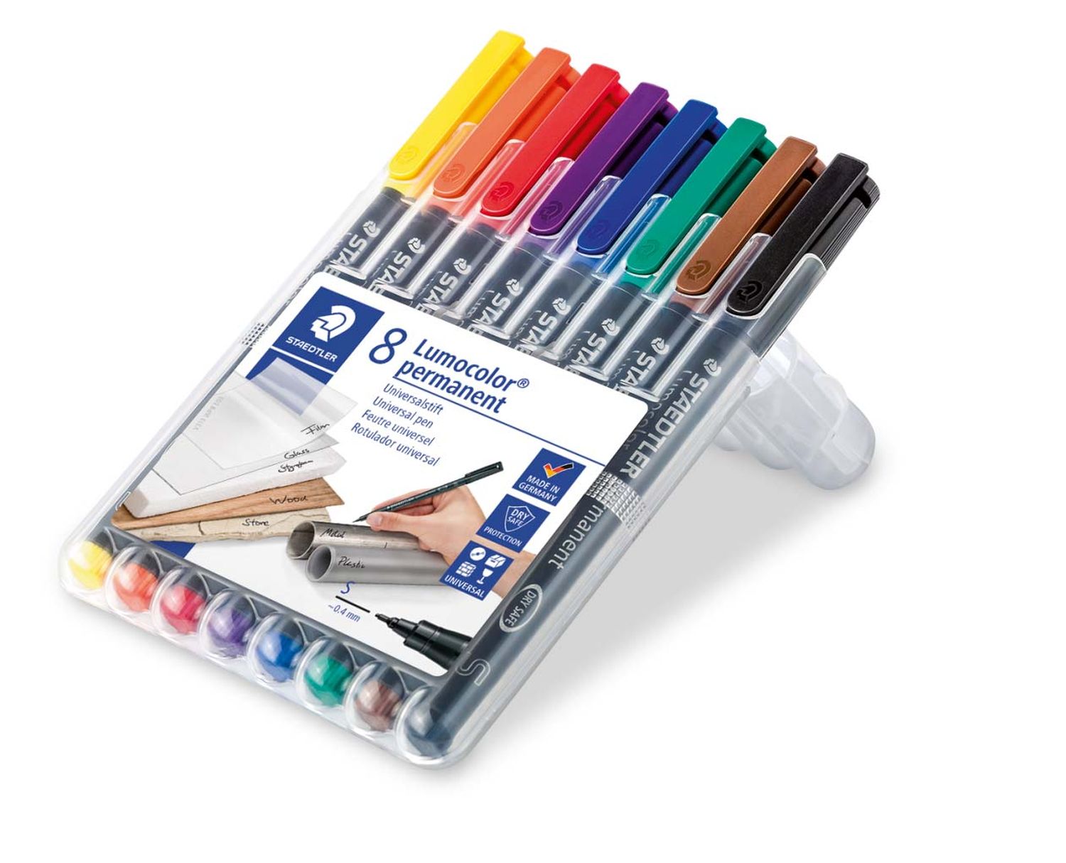 Feinschreiber Universalstift Lumocolor® - permanent, S, 8 Farben Feinschreiber Universalstift Lumocolor® - permanent, S, 8 Farben