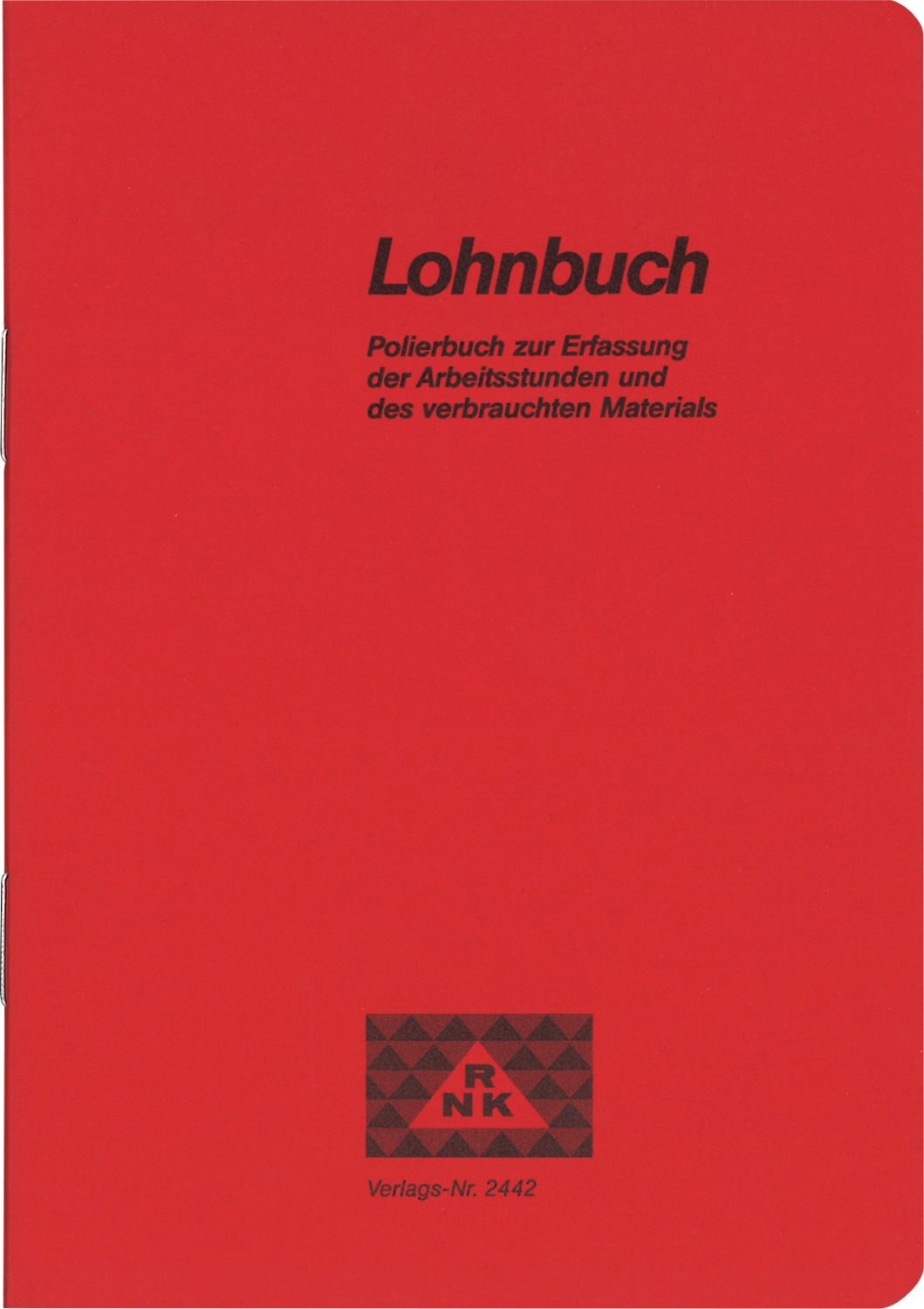 Taschenlohnbuch für mehrere Arbeiter (Polierbuch) - 170 x 120 mm, 48 Blatt Taschenlohnbuch für mehrere Arbeiter (Polierbuch) - 170 x 120 mm, 48 Blatt