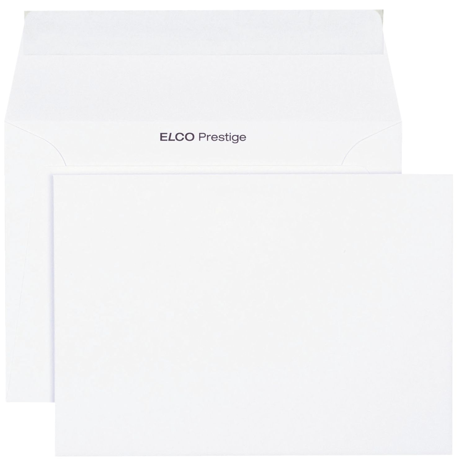 Briefumschlag Prestige Elco 7039612, B6, 25 Stück, hochweiß, haftklebend, ohne Fenster