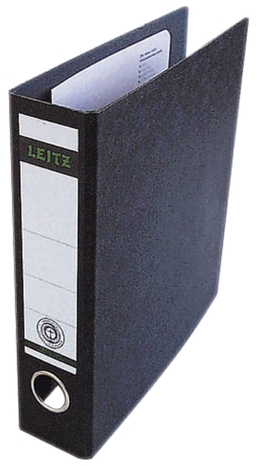 Ordner Leitz 1065-00-00 DIN A5 hoch, Hartpappe, schmal 56 mm, schwarz