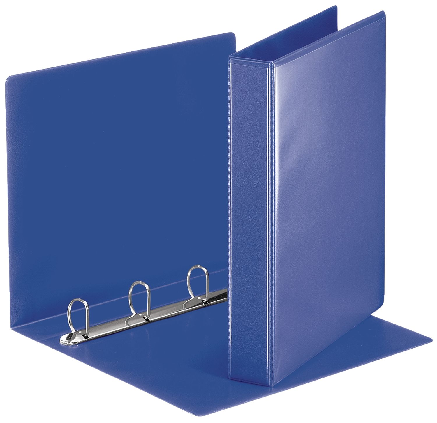 Ringbuch Präsentation, mit Taschen, A4, PP, 4 Ringe, 30 mm, blau Ringbuch Präsentation, mit Taschen, A4, PP, 4 Ringe, 30 mm, blau