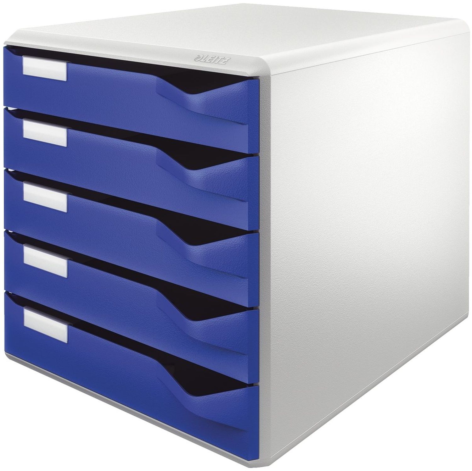 5280 Schubladenset Post-Set - A4/C4, 5 halboffene Schubladen, lichtgrau/blau 5280 Schubladenset Post-Set - A4/C4, 5 halboffene Schubladen, lichtgrau/blau