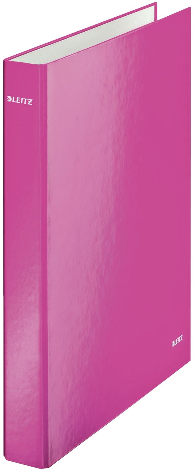 Ringbuch Leitz 4241-00-23, für DIN A4 überbreit, 2 Ringe, Ring-Ø 25 mm, Rückenbreite 40 mm, pink