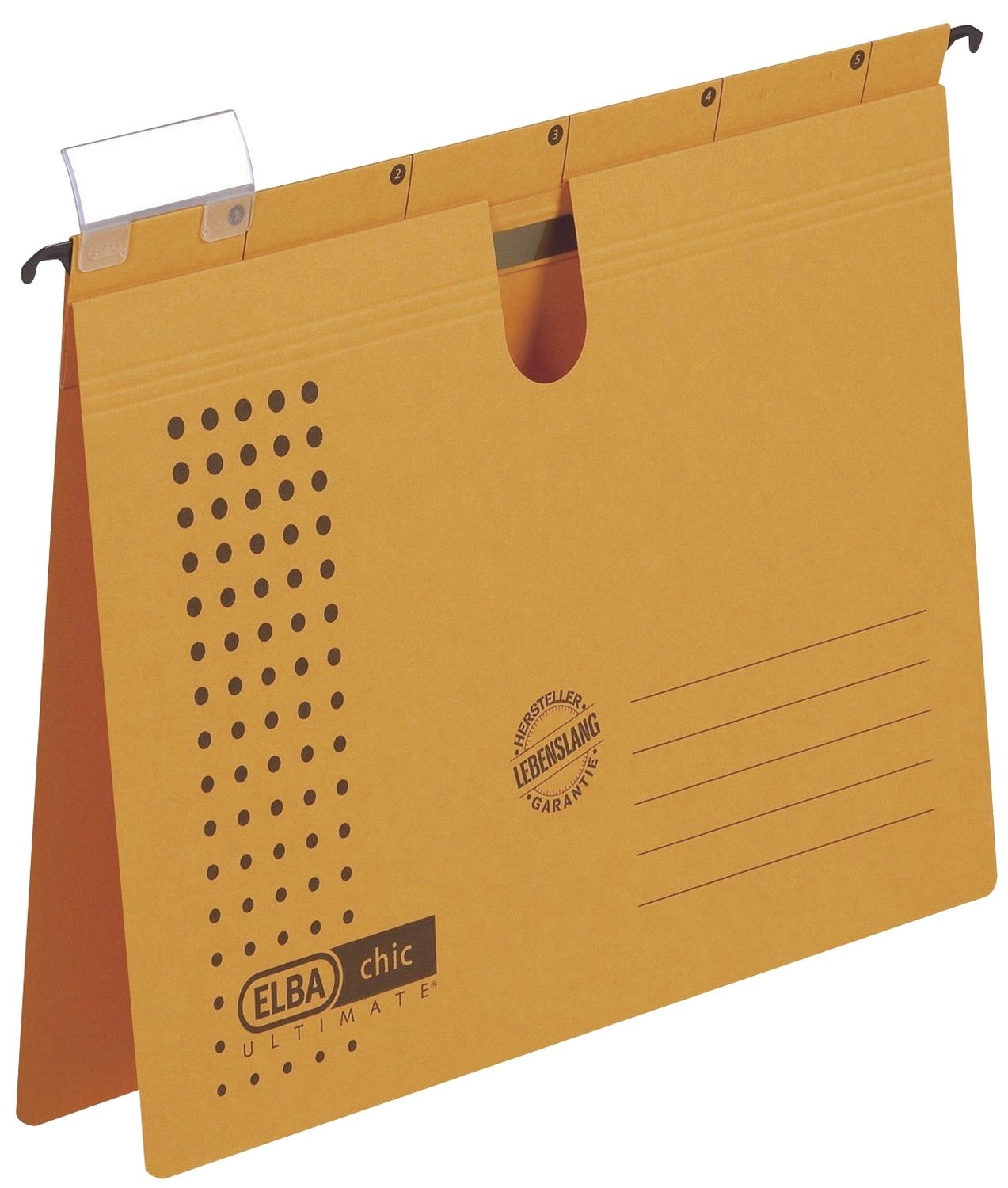 Hängehefter Elba chic ULTIMATE® 100552108 / 85802GB, DIN A4, kaufmännische Heftung, Karton (RC) 240 g/qm, gelb, VE = 5 Stück Hängehefter Elba chic ULTIMATE® 100552108 / 85802GB, DIN A4, kaufmännische Heftung, Karton (RC) 240 g/qm, gelb, VE = 5 Stück