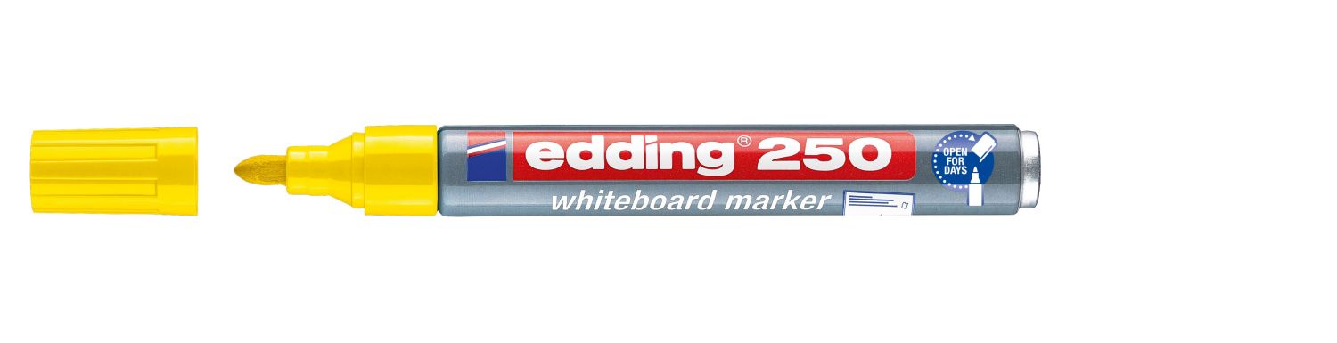 250 Boardmarker - nachfüllbar, 1,5 - 3 mm, gelb 250 Boardmarker - nachfüllbar, 1,5 - 3 mm, gelb