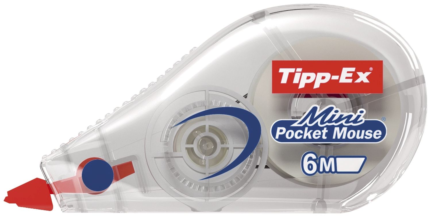 Korrekturroller Tipp-Ex Mini Pocket Mouse 8221351, Einwegroller, (BxL) 5 mm x 5 m
