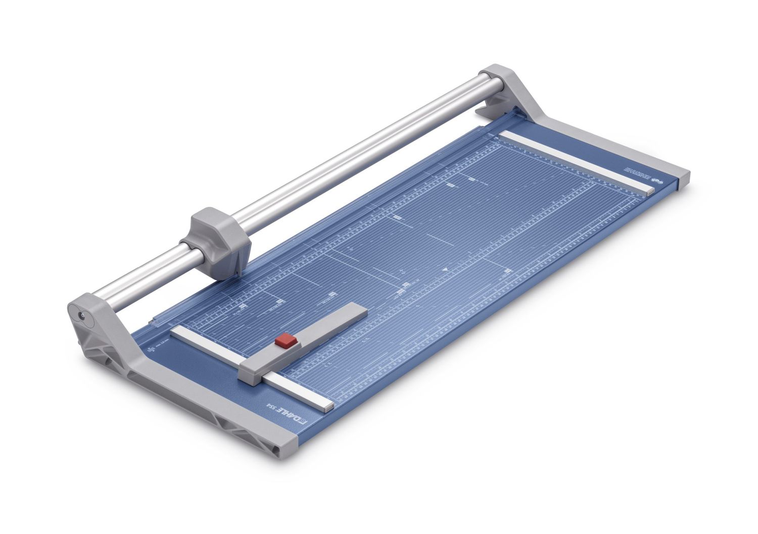 Roll- & Schnitt-Schneidemaschine 554 - Schnittlänge 720 mm, A2, mit doppelter Führungsstange, blau Roll- & Schnitt-Schneidemaschine 554 - Schnittlänge 720 mm, A2, mit doppelter Führungsstange, blau