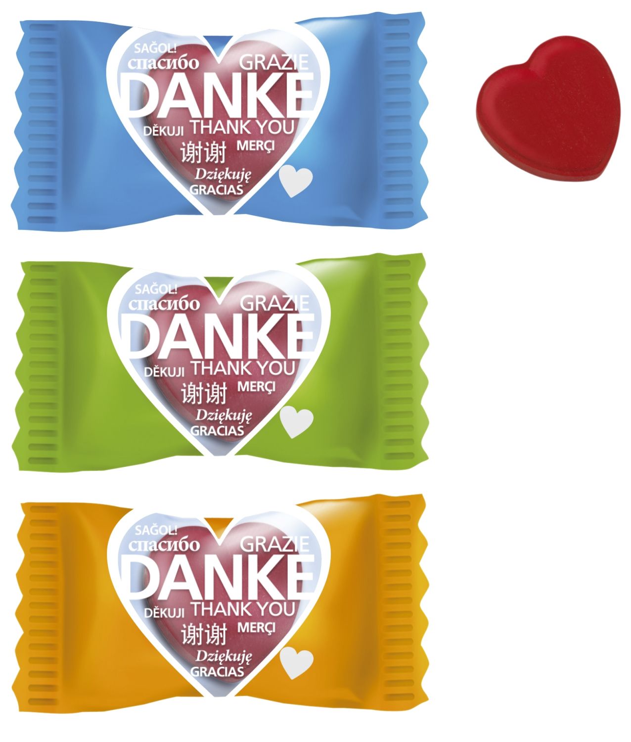 Herz-Bonbons Herz-Bonbons